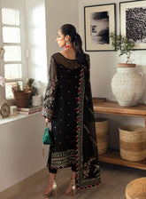 Gulaal Embroidered Chiffon Unstitched 4 Piece Suit - 06